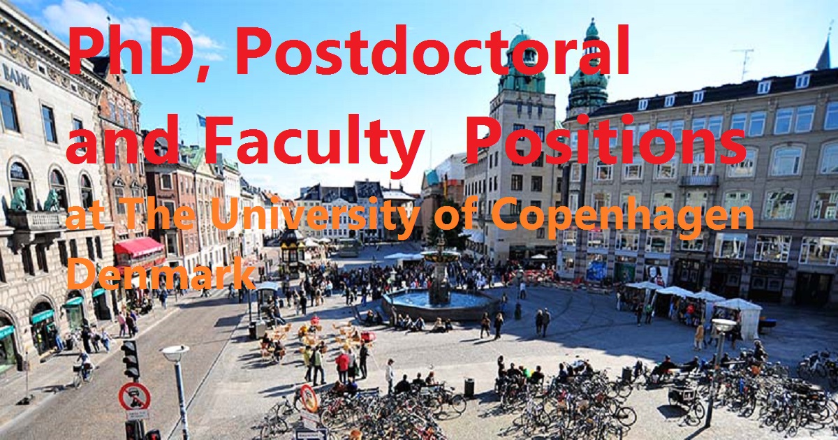 21 PhD Scholarships at Copenhagen University, Denmark – Scholar Idea