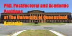 The University of Queensland in Australia invites application for vacant (67) Postdoctoral and Academic Positions