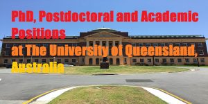 University of Queensland Vacancies: Leading Global Research