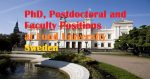Lund University in Sweden invites application for vacant (115) PhD, Postdoctoral and Research Positions