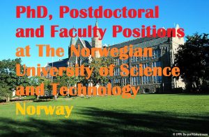 Norwegian University of Science and Technology in Norway invites ...