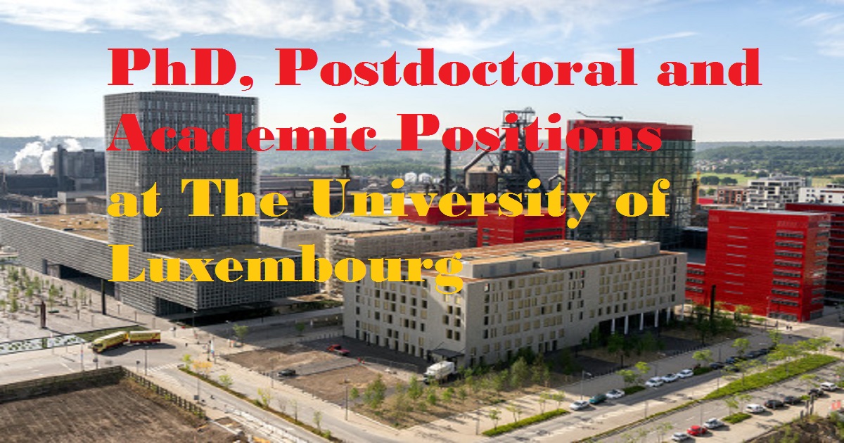 university of luxembourg phd application