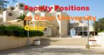 Qatar University in Qatar invites application for vacant (66) Research and Academic Positions