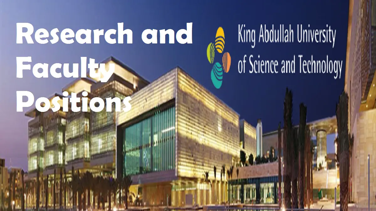King Abdullah University Vacancies